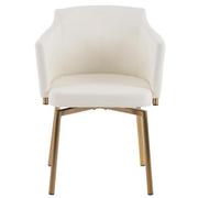 Cascada Gold 5-Piece Round Dining Set  alternate image, 9 of 16 images.
