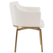 Cascada Gold 5-Piece Round Dining Set  alternate image, 11 of 16 images.