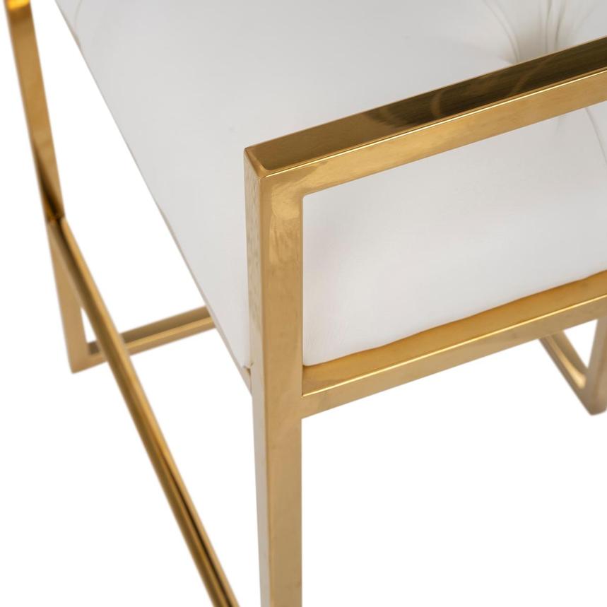 Dixie White/Gold Counter Stool  alternate image, 6 of 8 images.
