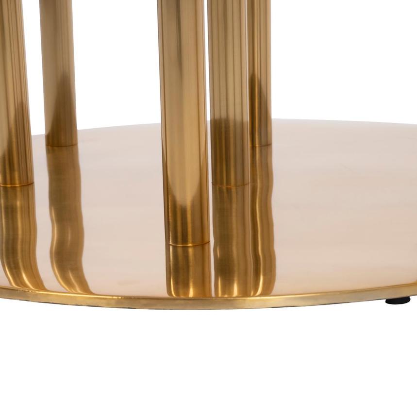 Cascada Gold Round Dining Table  alternate image, 6 of 6 images.