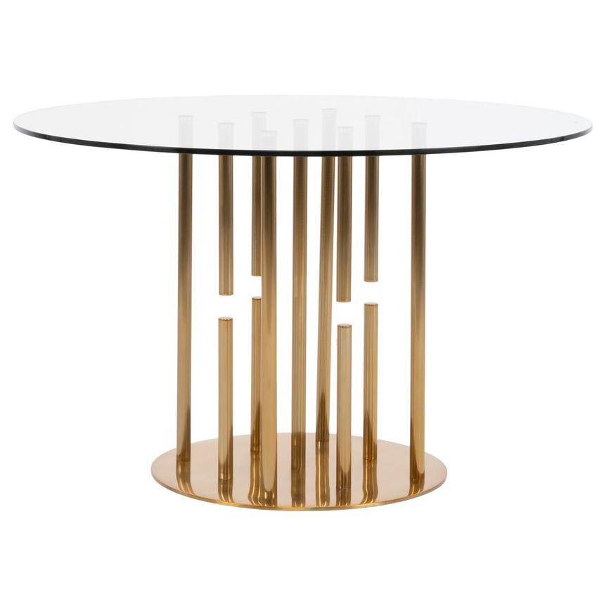 Cascada Gold Round Dining Table  main image, 1 of 6 images.