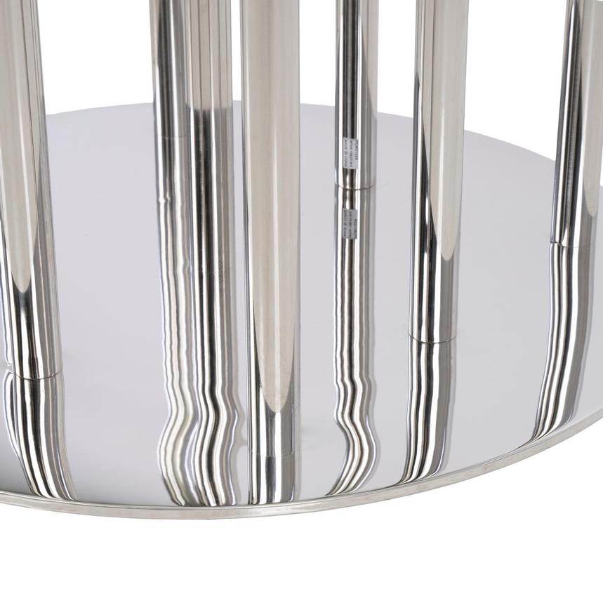 Cascada Silver Round Dining Table  alternate image, 6 of 6 images.