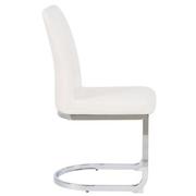 Alina White Side Chair  alternate image, 4 of 9 images.