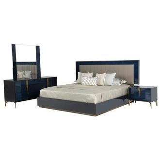 Sapphire 4-Piece Queen Bedroom Set
