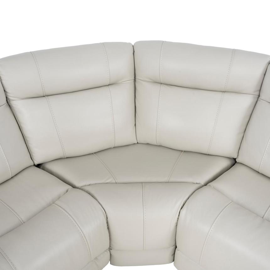Samuel Leather Power Reclining Sectional with 4PCS/2PWR alternate image, 4 of 8 images.