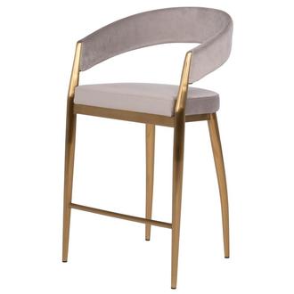 Britney Gray Counter Stool