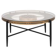 Hereford Gold Clock Coffee Table  main image, 1 of 6 images.