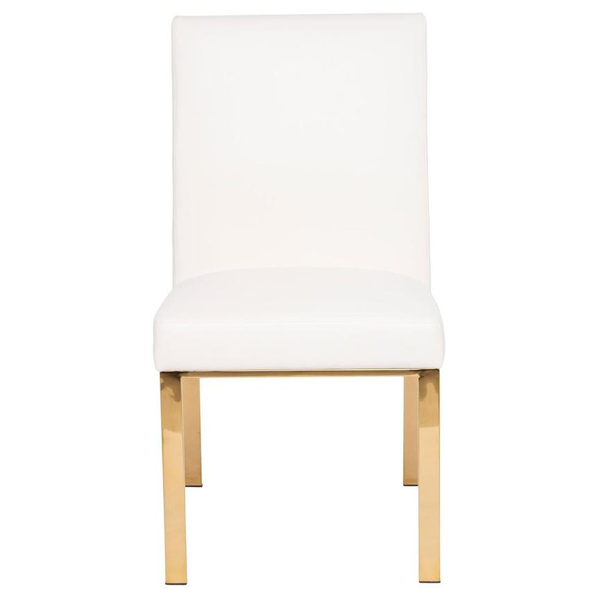 Wellington White/Gold Side Chair  alternate image, 3 of 8 images.