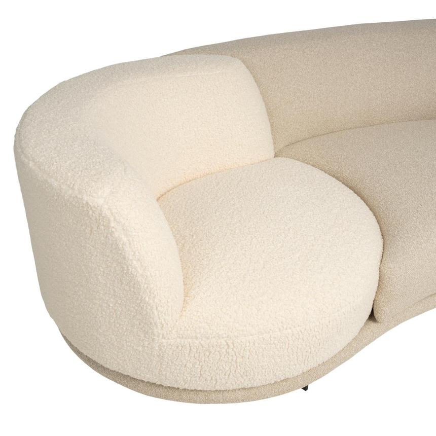 Rhea Cream Swivel Sofa  alternate image, 7 of 12 images.