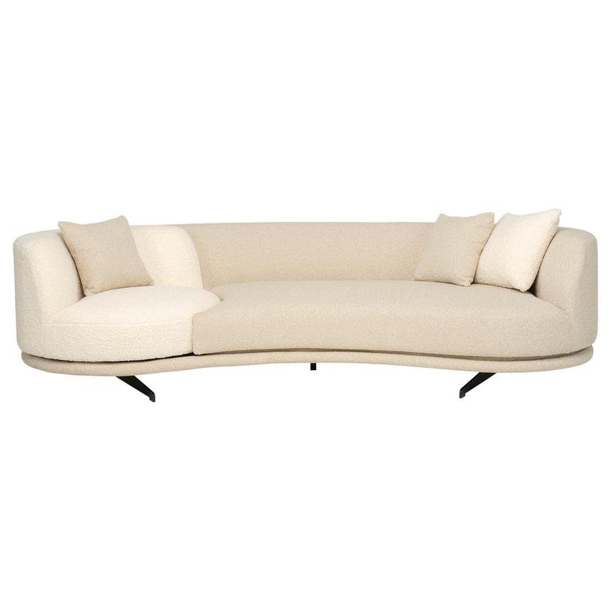 Rhea Cream Swivel Sofa main image, 1 of 13 images.