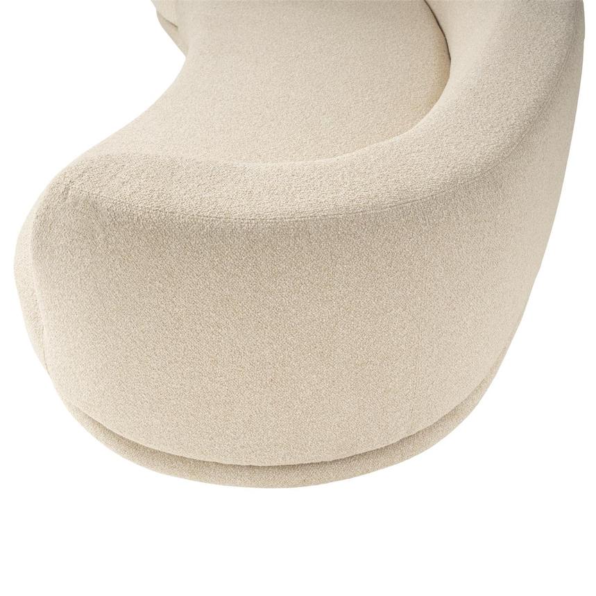 Rhea Cream Swivel Sofa alternate image, 11 of 13 images.