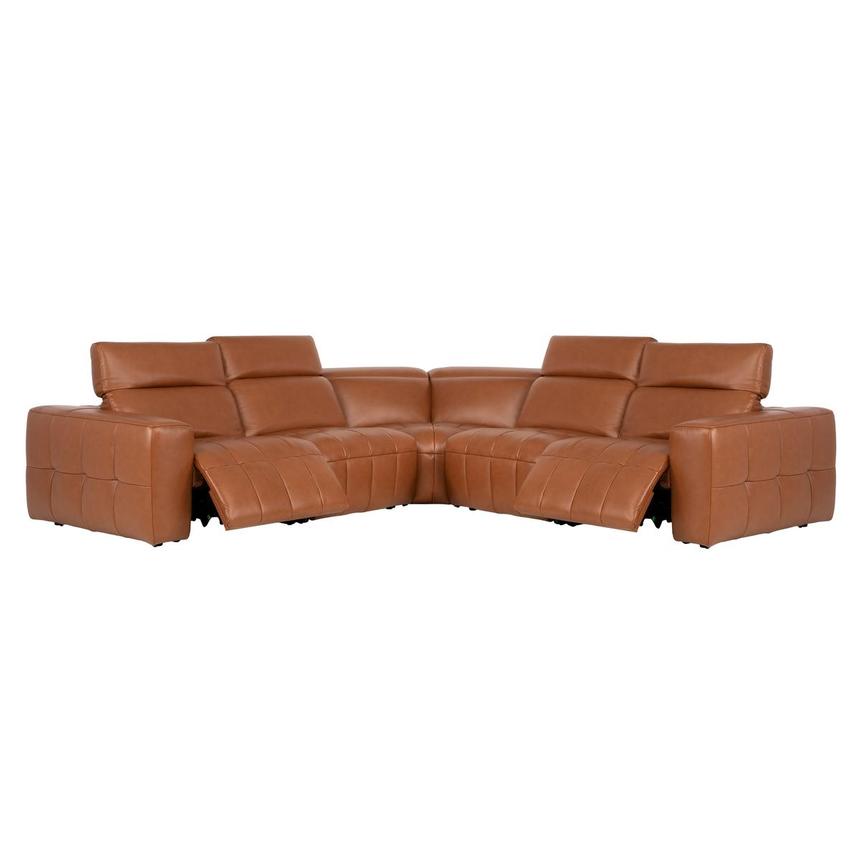 Chai Leather Power Reclining Sectional with 5PCS/2PWR  alternate image, 3 of 9 images.