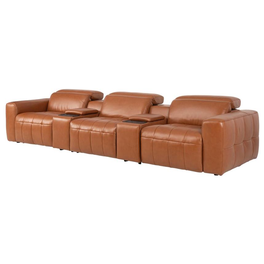 Chai Home Theater Leather Seating with 5PCS/3PWR alternate image, 3 of 10 images.