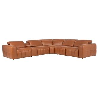 Chai Leather Power Reclining Sectional with 6PCS/3PWR