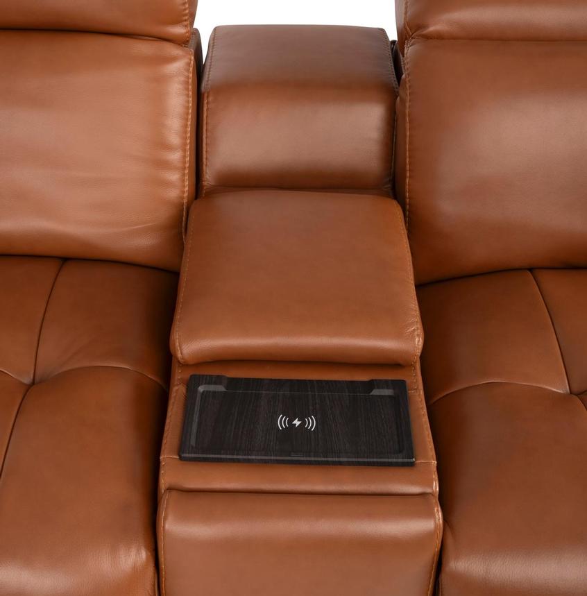 Chai Leather Power Reclining Sectional with 6PCS/3PWR alternate image, 6 of 11 images.