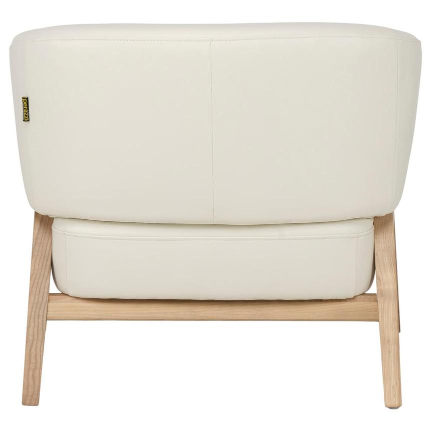 Giada White Leather Accent Chair alternate image, 6 of 10 images.