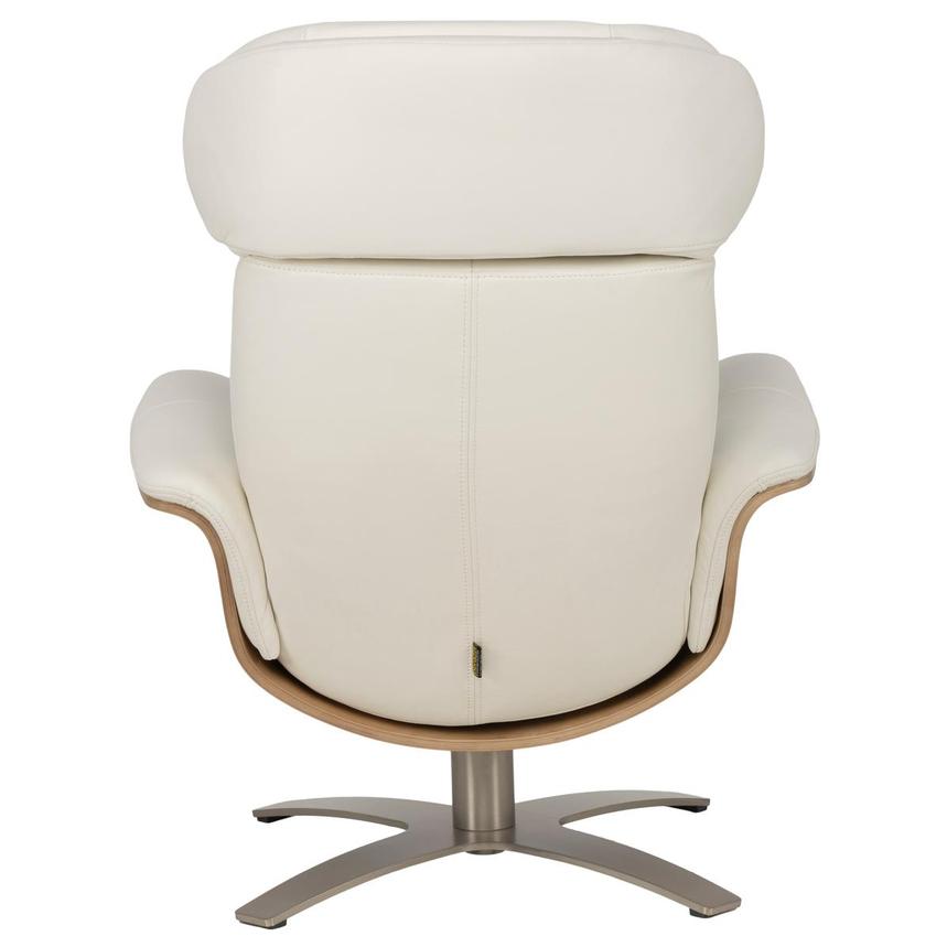 Fabrizio White Leather Accent Chair  alternate image, 5 of 12 images.