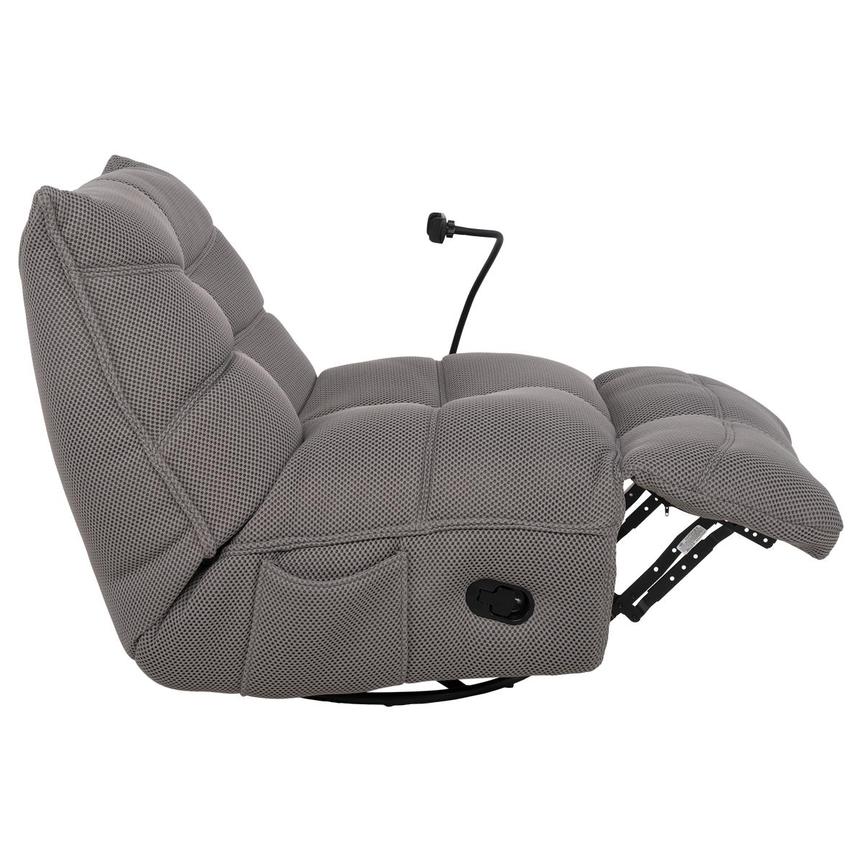 Wyatt Gray Swivel Glider Recliner | El Dorado Furniture