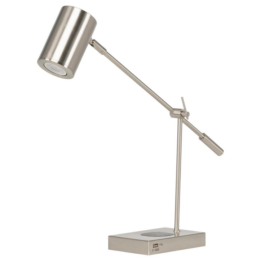 Etty Silver Desk Lamp main image, 1 of 9 images.