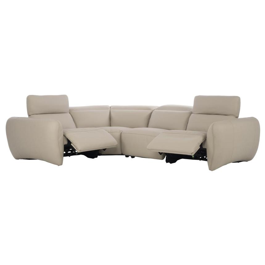 Baloo Leather Power Reclining Sectional with 4PCS/2PWR alternate image, 3 of 7 images.