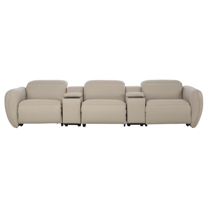 Baloo Home Theater Leather Seating with 5PCS/2PWR main image, 1 of 12 images.