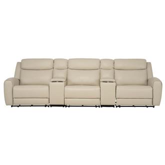 Miata Home Theater Leather Seating with 5PCS/3PWR
