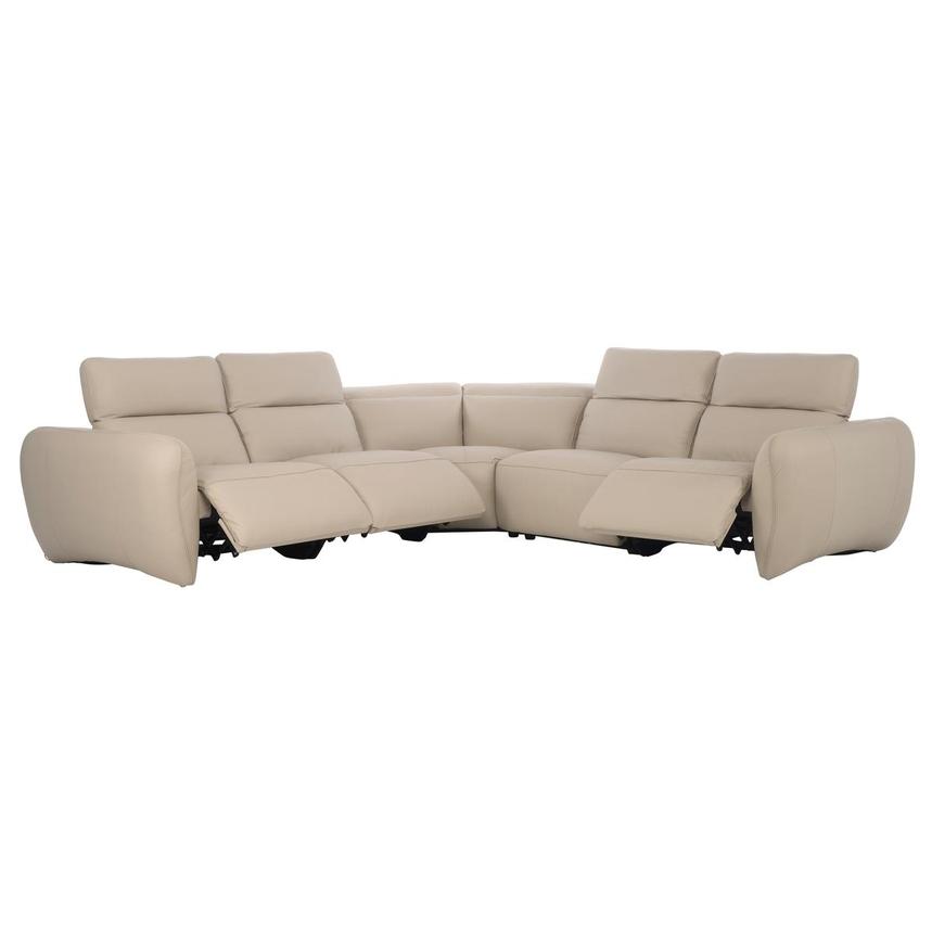 Baloo Leather Power Reclining Sectional with 5PCS/3PWR  alternate image, 2 of 8 images.