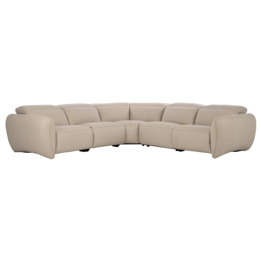 Baloo Leather Power Reclining Sectional with 5PCS/3PWR main image, 1 of 9 images.