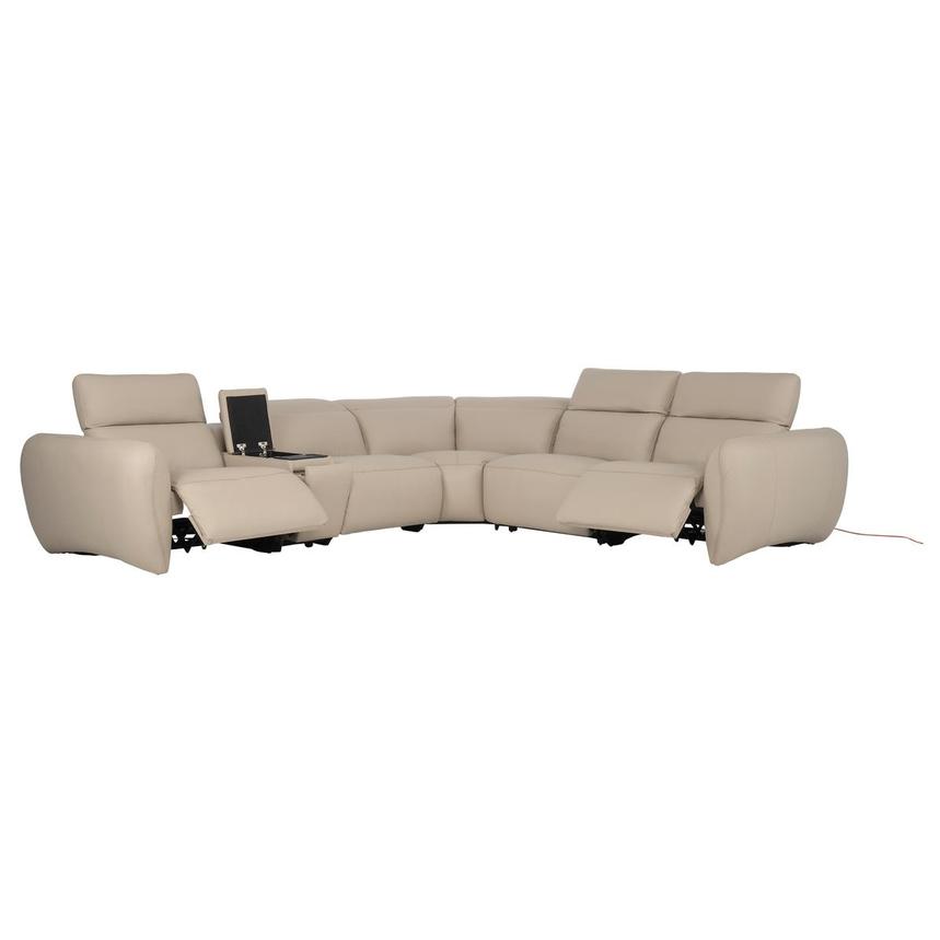 Baloo Leather Power Reclining Sectional with 6PCS/2PWR  alternate image, 2 of 11 images.