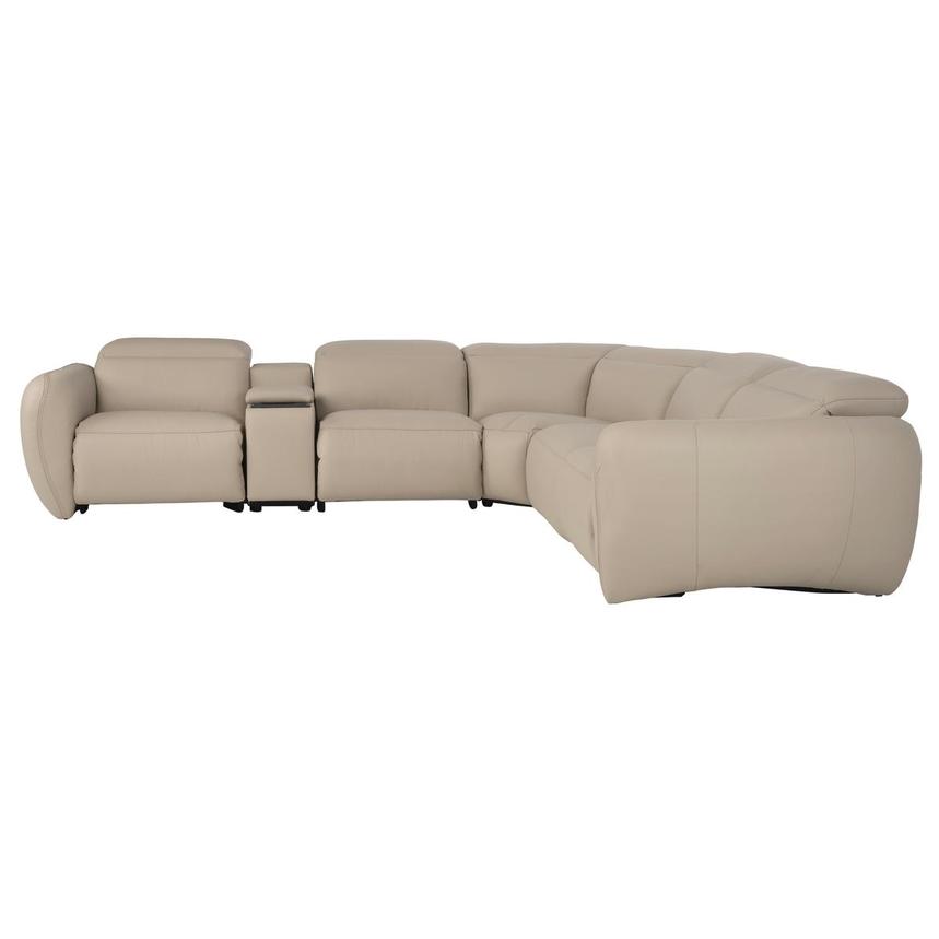 Baloo Leather Power Reclining Sectional with 6PCS/2PWR  alternate image, 5 of 13 images.