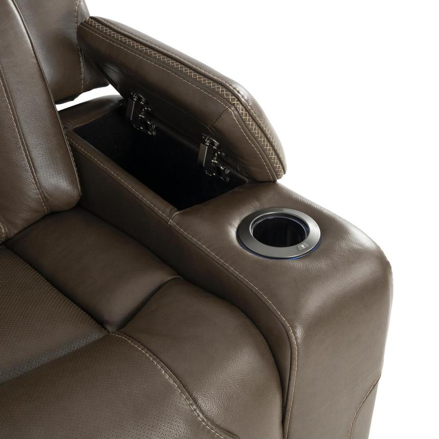 Aston Leather Power Recliner  alternate image, 7 of 11 images.