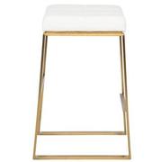 Sabriel White/Gold Counter Stool  alternate image, 4 of 6 images.
