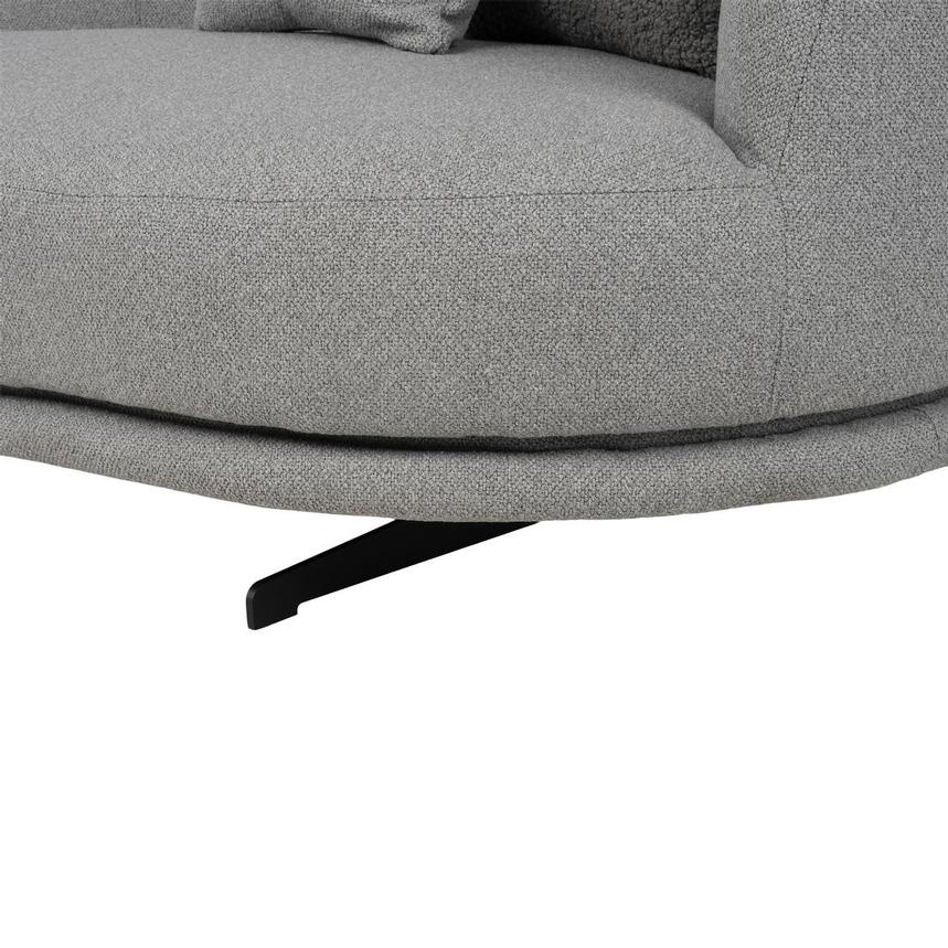 Rhea Gray Swivel Sofa  alternate image, 10 of 10 images.