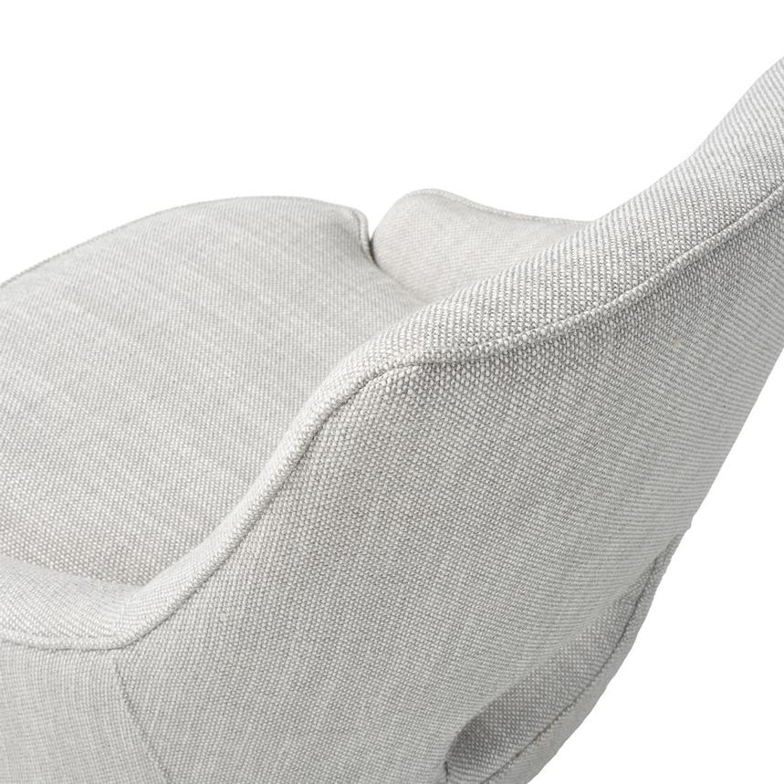 Echo Light Gray Swivel Accent Chair  alternate image, 5 of 8 images.