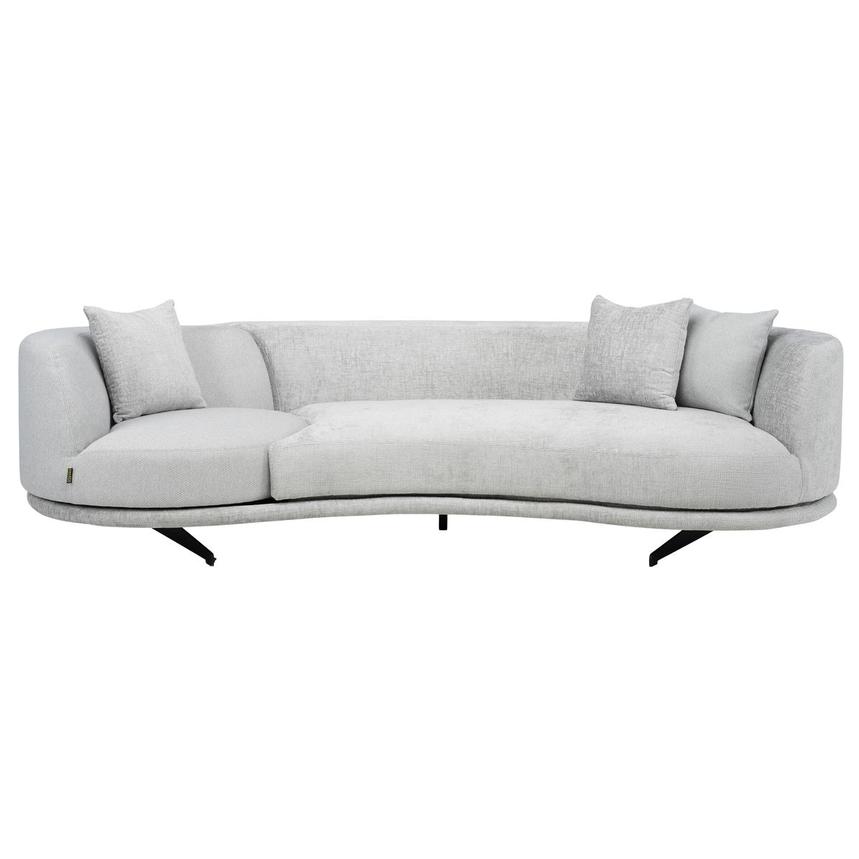 Rhea Gray Swivel Sofa main image, 1 of 11 images.