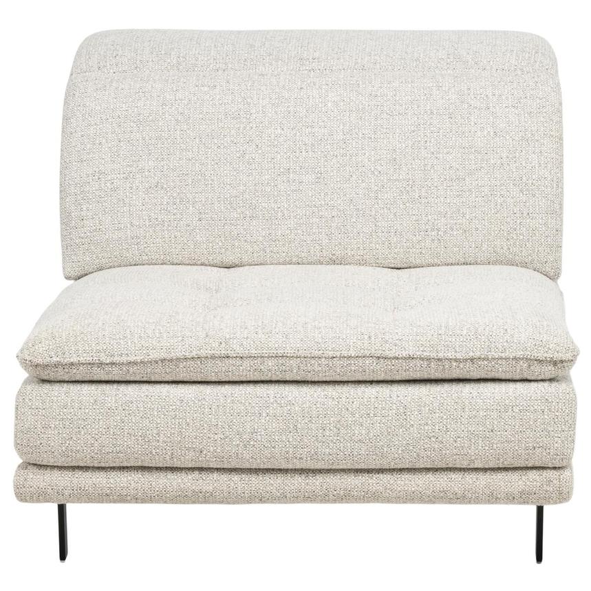 Belana Gray Armless Chair  alternate image, 3 of 6 images.