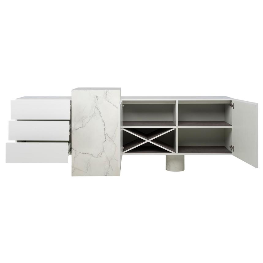 Luxe Line White Console Table  alternate image, 2 of 11 images.