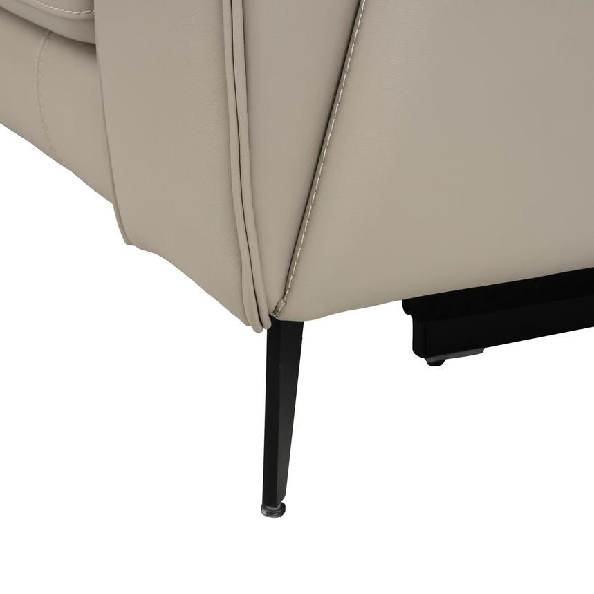 Luke 2.0 Taupe Leather Power Reclining Sectional with 5PCS/2PWR  alternate image, 9 of 10 images.