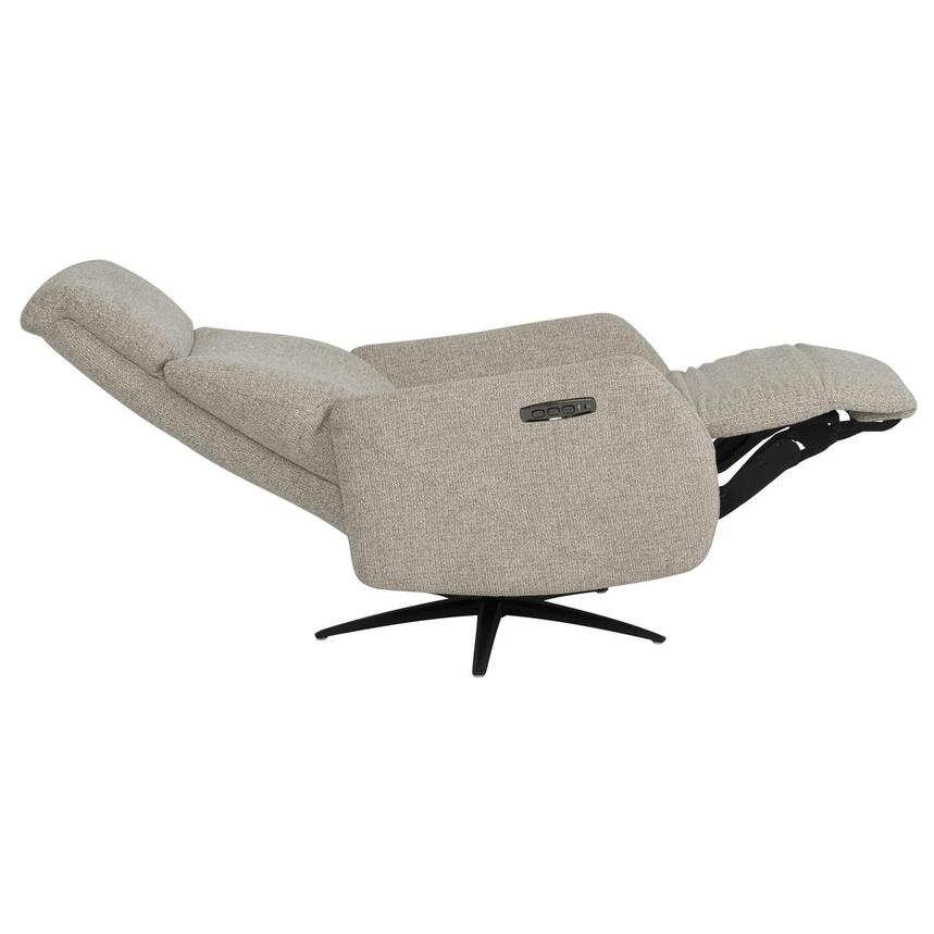 Ezio Beige Power Recliner  alternate image, 5 of 11 images.