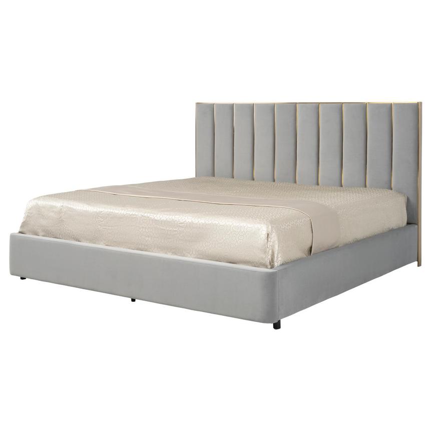 Linea Gray Queen Storage Bed  alternate image, 3 of 11 images.