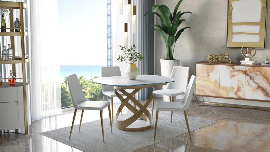 Tori Extendable Dining Table  alternate image, 2 of 9 images.