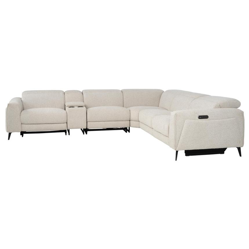 Luke Gray Power Reclining Sectional with 6PCS/2PWR  alternate image, 3 of 12 images.