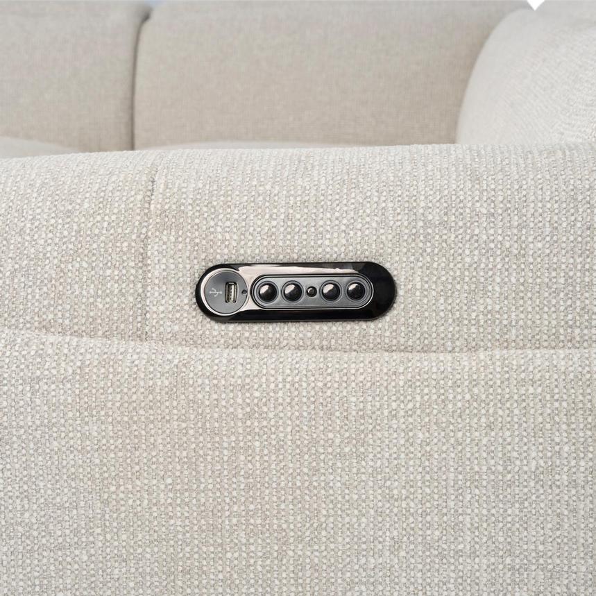 Luke Gray Power Reclining Sectional with 6PCS/2PWR alternate image, 11 of 12 images.