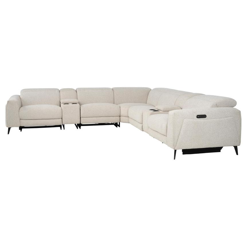 Luke Gray Power Reclining Sectional with 7PCS/2PWR alternate image, 3 of 12 images.