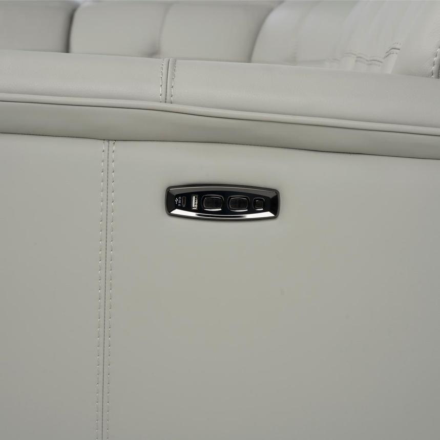 Graystone Gray Home Theater Leather Seating with 5PCS/2PWR  alternate image, 11 of 11 images.