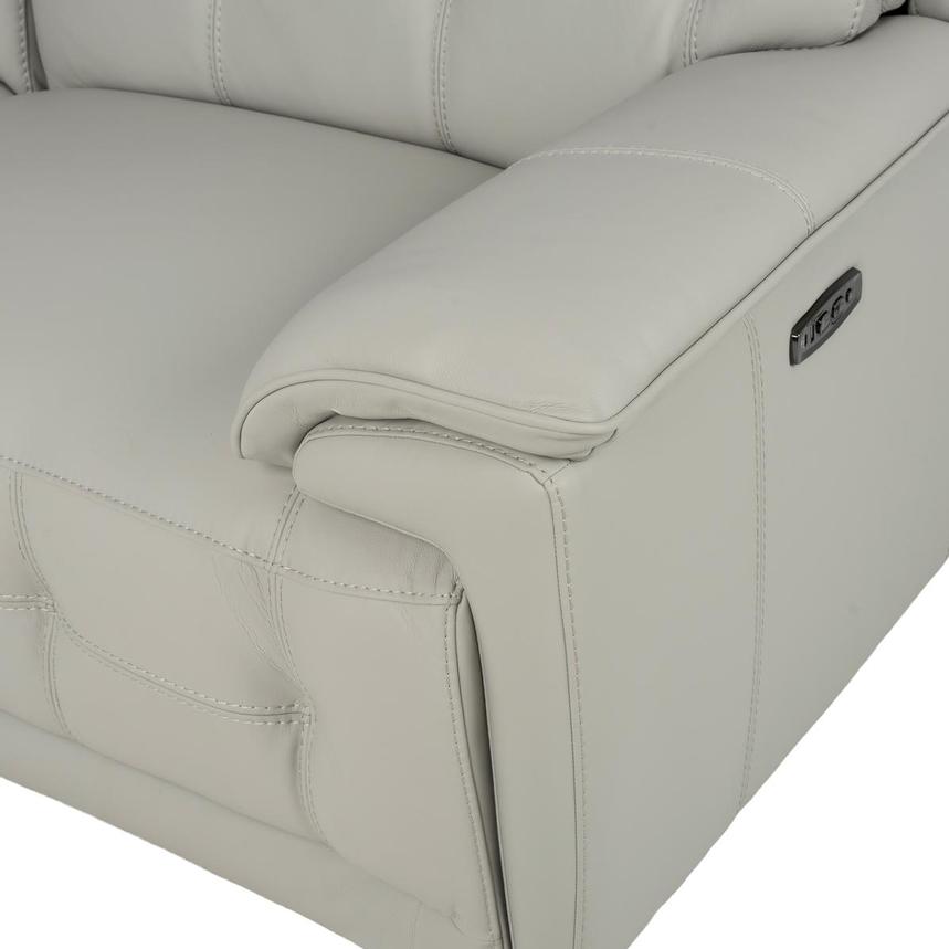 Graystone Gray Home Theater Leather Seating with 5PCS/2PWR alternate image, 9 of 11 images.