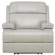 Alex Gray Leather Power Recliner  alternate image, 2 of 12 images.