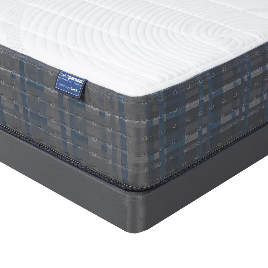 Salermo Gen2-Hybrid Firm King Mattress w/Low Foundation by Carlo Perazzi  alternate image, 3 of 3 images.