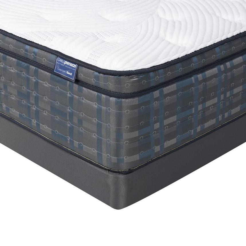 Caprice Gen2 Plush Full Mattress w/Low Foundation by Carlo Perazzi alternate image, 3 of 3 images.