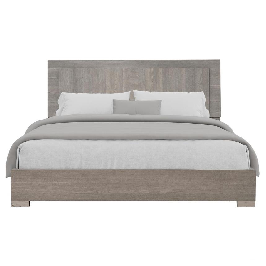 Tivo Gray Full Panel Bed  alternate image, 5 of 9 images.